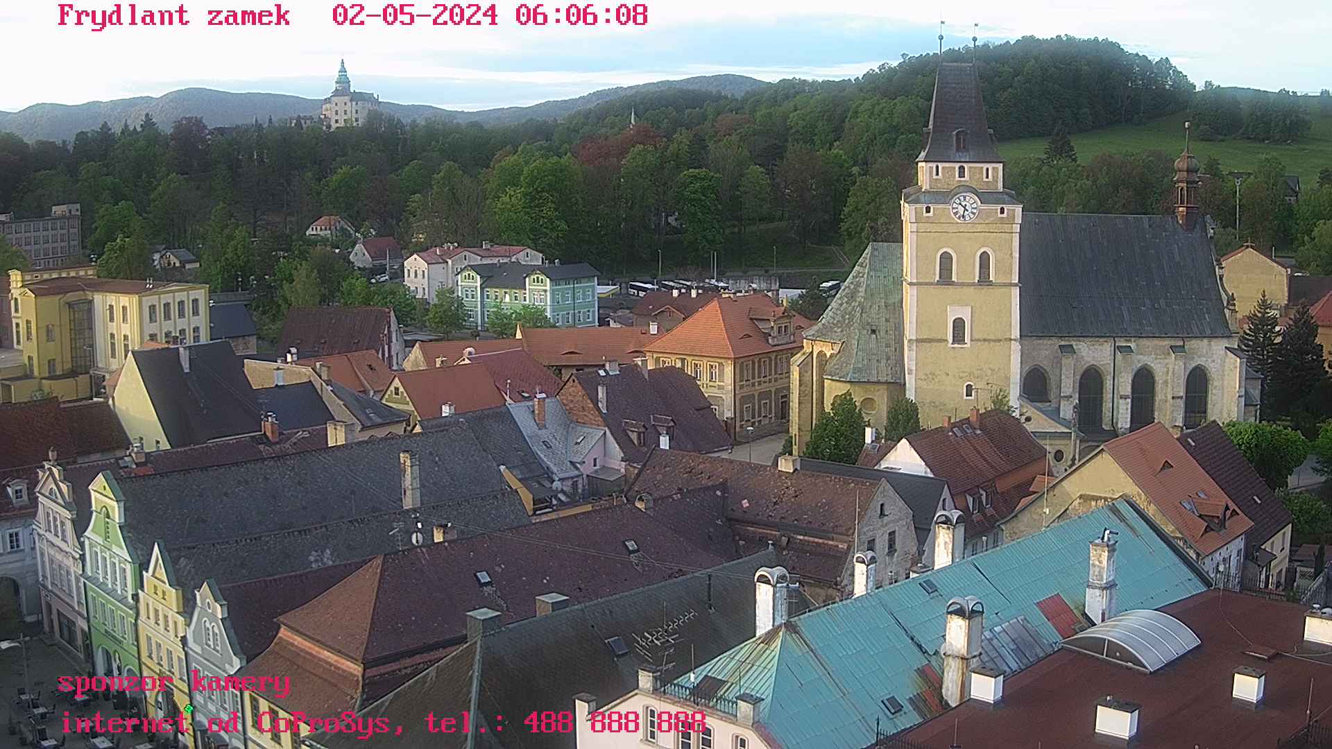 Webkamera Frýdlant - zámek